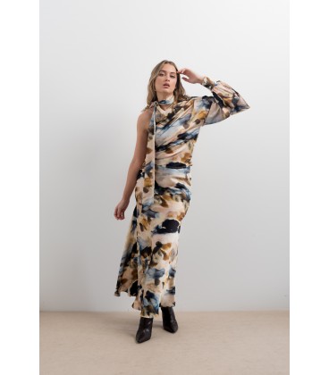 Comprar online falda midi estampada mujer casual Nueva colección otoño invierno Novedades ropa de mujer Envíos a canarias