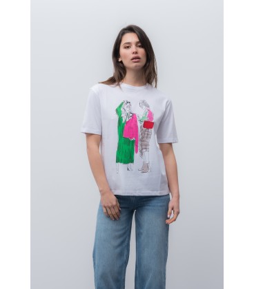 Comprar online camisetas estampadas de mujer casual Nueva colección Novedades ropa de mujer 