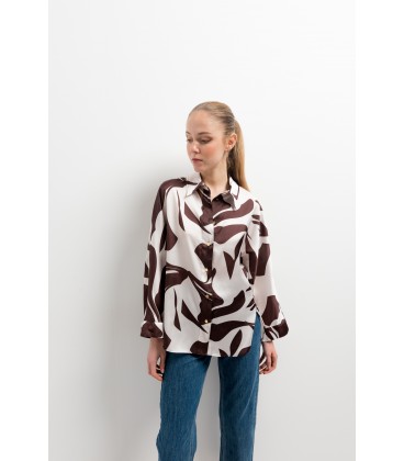 Camisa de mujer estampada otoño invierno Comprar online camisas de mujer
