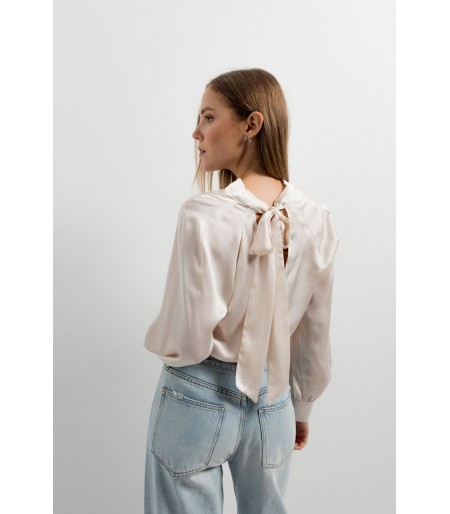 Blusa Forlì Satinada Lazada