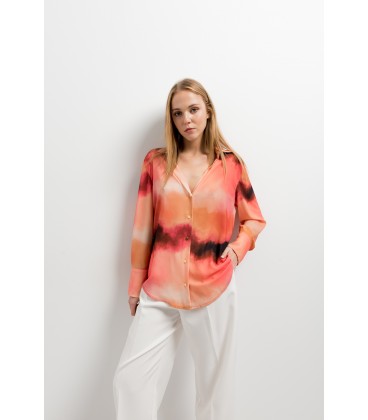 Comprar online camisa tie die de mujer de vestir y casual Nueva colección primavera verano Novedades ropa de mujer 