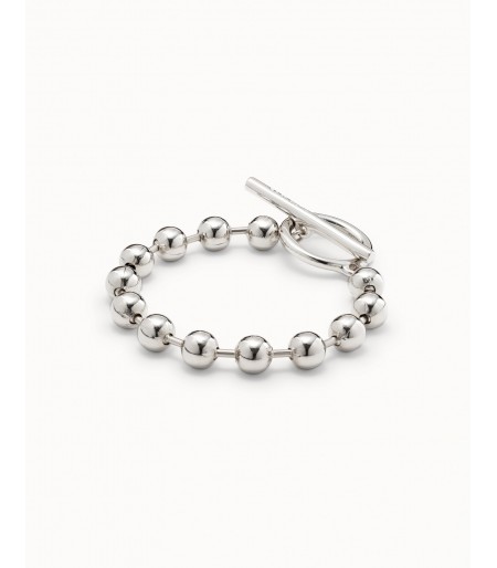 Pulsera de mujer modelo On Off UNO DE 50 nueva colección de mujer de joyería bañada en plata 