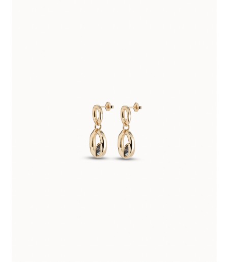 Pendientes modelo Together bañados en oro de Uno de 50 joyería online