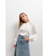 Camisa de mujer lisa de manga larga primavera verano Comprar online camisas de mujer Envios a canarias