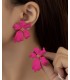 Pendientes de flor de mujer modelo Accesorios de mujer de joyería otoño 