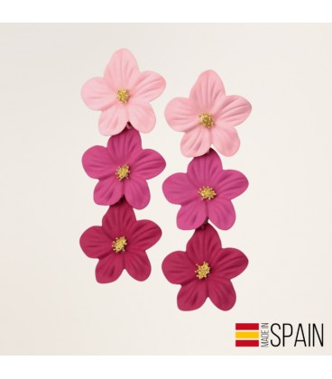 Pendientes de mujer modelo flores Accesorios de mujer de joyería otoño 