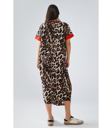 Vestido Leopardo Parda