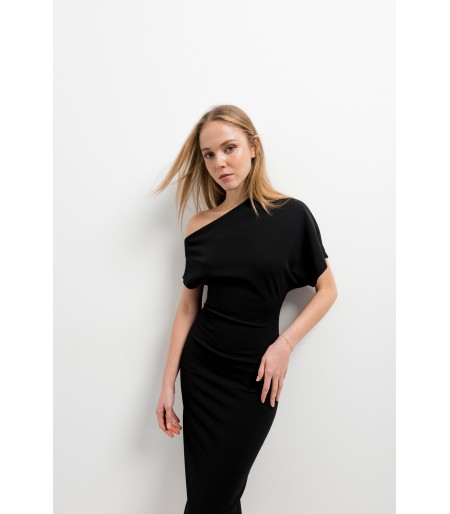 Vestido midi satinado otoño invierno para comprar online