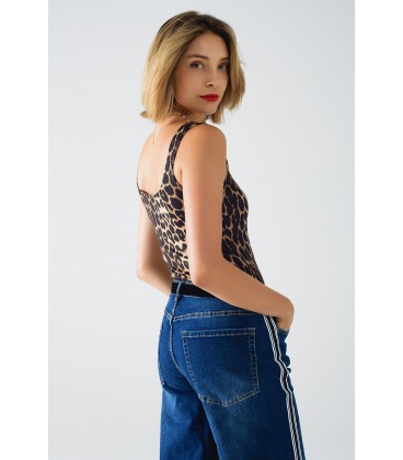 Top Tirantes Leopardo Lina