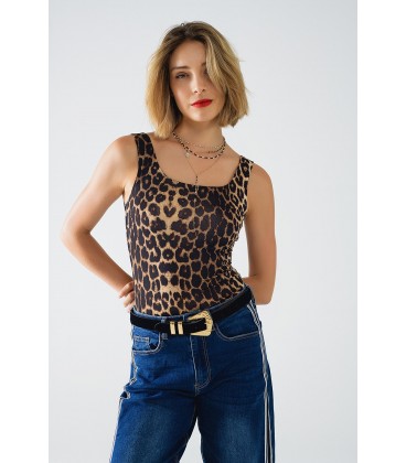 Top Tirantes Leopardo Lina