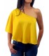 capa top asimétrico de mujer amarillo fluor anatomia shop.Moda femenina,tendencias y ropa femenina online